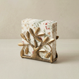 Antique Gold Tree Of Life Metal Napkin Holder
