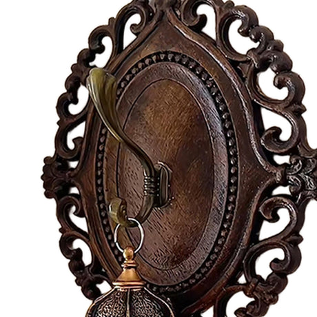 Antique Style Wooden Wall Art Classic French Wood Carving Decor Details 1 090807