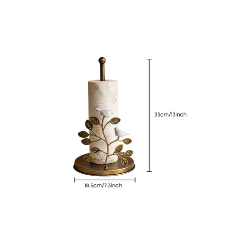 Birds Branch Paper Towel Holder With Size