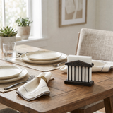 Black Napkin Holder On Modern Table