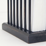Black Wooden Base And Side Detail