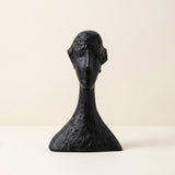 Abstract Resin Head Bust Sculpture — Modern Art Figurine for Mantel, Shelf & Home Décor