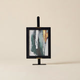 Black metal standing art-frame

