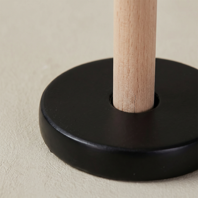 Blackround base of paper towel rack
