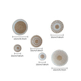 Boho wall plates with dimensions
