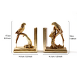 Bookends with size scale mark
