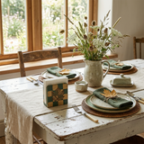 Bright kitchen dining table decoration