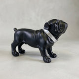 Matte Black French Bulldog Statue, Resin Dog Sculpture & Animal Figurine — Housewarming Gift for Dog Lovers, Shelf, Mantel & Desk Decor