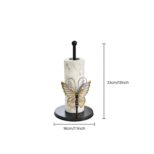 Butterfly Paper Towel Holder With Size
