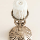 Candle cup and fluted base detail