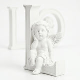 Cherub On Letter L Close Up