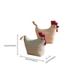 Chicken decor with size specs

