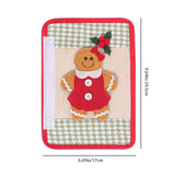 Christmas Gingerbread Man Handle Covers Set Size Chart 081440