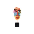 Colorful Abstract Face Resin Sculpture