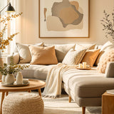 Comfortable Premium Textured Knit Blanket Gray on the Chair  