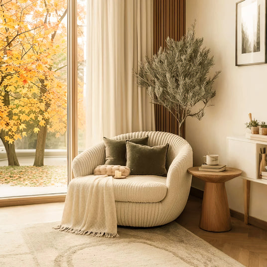 Comfortable Premium Textured Knit Blanket Gray on the Chair  