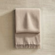 Comfortable Premium Textured Knit Blanket Khaki 