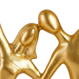 Couple Kissing Faces Close Up Detail