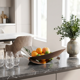 Decor bowl on kitchen countertop
