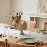 Decor vase on dining table
