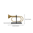 Dimension marked musical instrument book support