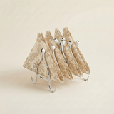 Distressed White Bird Metal Napkin Holder