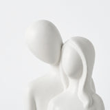 Faceless Couple Heads Close Up Detail