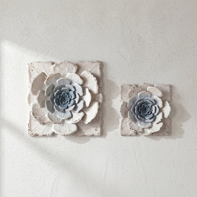 Floral 3d wall art set
