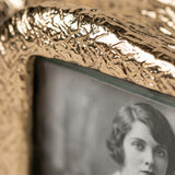 Frame texture and portrait closeup