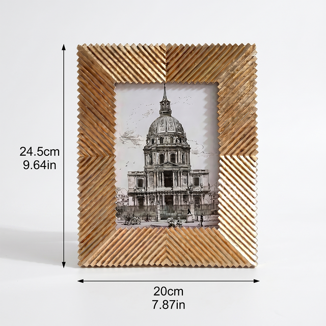 Frame with size dimension mark
