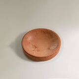 French Vintage Luxury-Style Natural Round Marble Tray