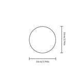 French Vintage Luxury-Style Natural Round Marble Tray Size Chart