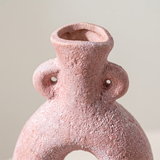 Front view two ear ring pot detail