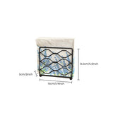 Geometric Napkin Holder With Size Markings