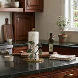 Ginkgo Holder On Dark Granite Counter