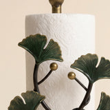 Ginkgo Leaves And Metal Berries Detail