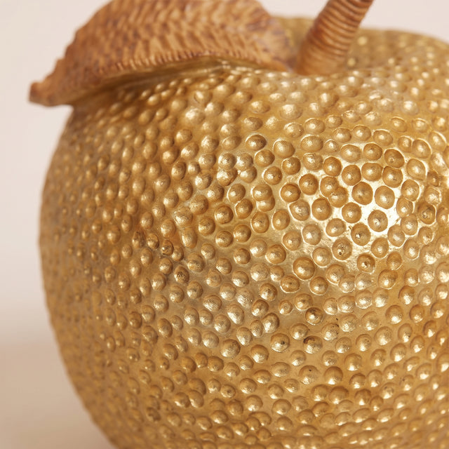 Gold Apple Bumpy Texture Close Up