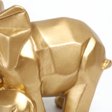 Gold Geometric Surface Texture Close Up