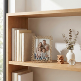 Gold Metal Twig Branch Photo Frame – Champagne Gold Openwork Design