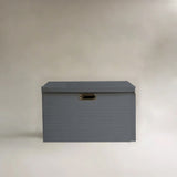 Gray Foldable PP Storage Bins Washable Organizer Box with Lid 0905262