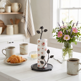 Gray Rose Holder With Morning Coffee