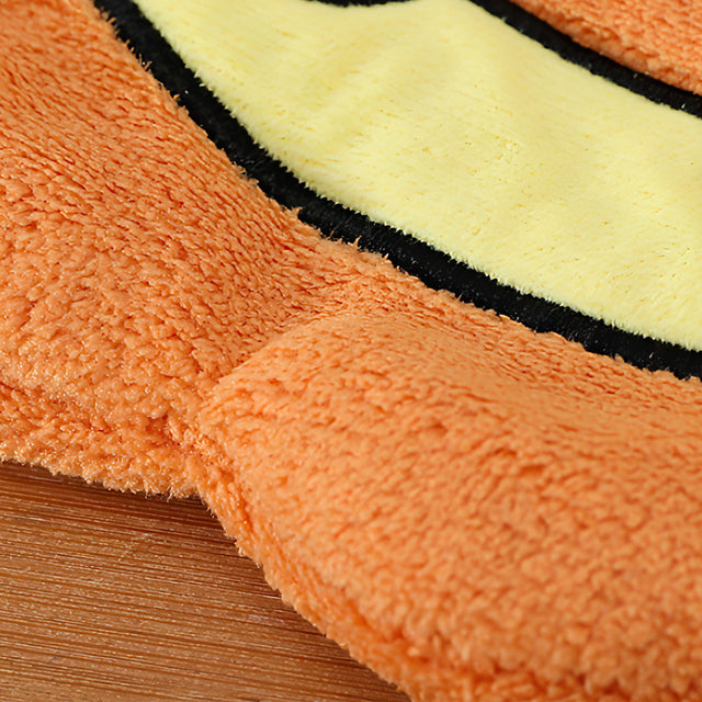 Halloween Cartoon Pumpkin Ghost Coral Velvet Hand Towel Details 1 080734