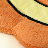 Halloween Cartoon Pumpkin Ghost Coral Velvet Hand Towel Details 1 
