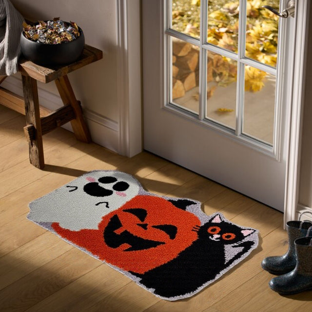 Halloween Festival Ghost Door Mat Horror Floor Mat Indoors 081222