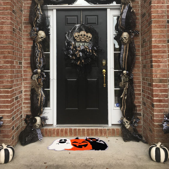 Halloween Festival Ghost Door Mat Horror Floor Mat Outdoors 081222