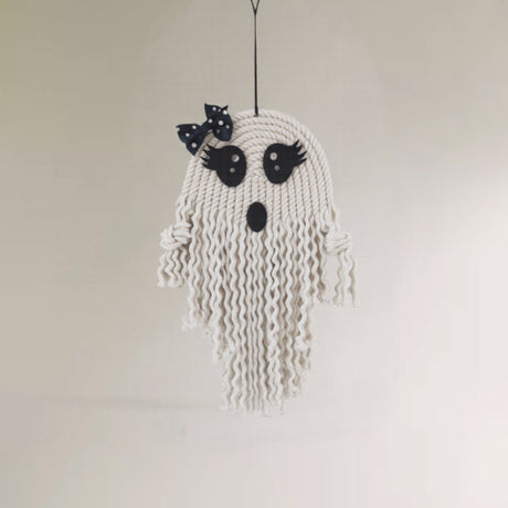 Halloween Knit Hand-Made Cute Ghost Hanging Decor 080831