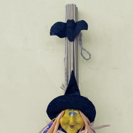 Halloween Witch Ornament Broom Shaped Decor Random Delivery Details 1 080809