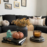 Handmade Cartoon Terracotta Figurine Scented Candle On The Book 081208