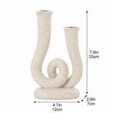 Knot Shape Candle Holder With Size
