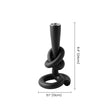 Knot candlestick size drawing
